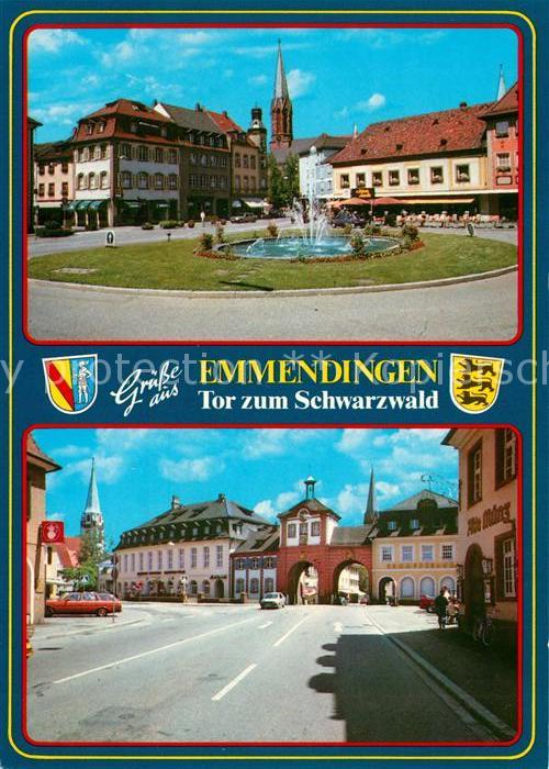 Emmendingen Marktplatz Stadttor Tor zu Schwarzwald