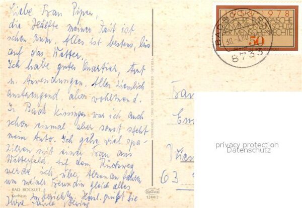 Bad Bocklet Kurhaus Blumenbeet – Bild 2