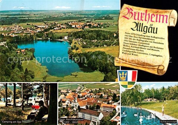 Buxheim Memmingen Camping am See Kartause Schwanenidyll C