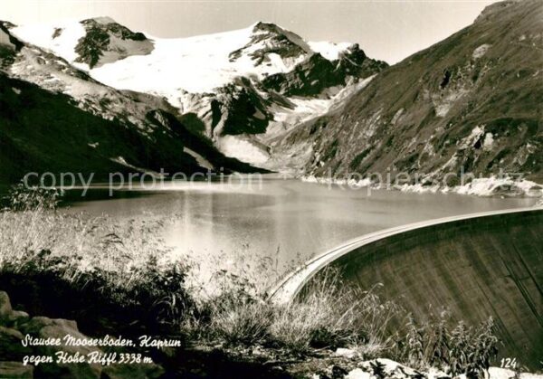 Kaprun Stausee Moserboden gegen Hohe Riffl
