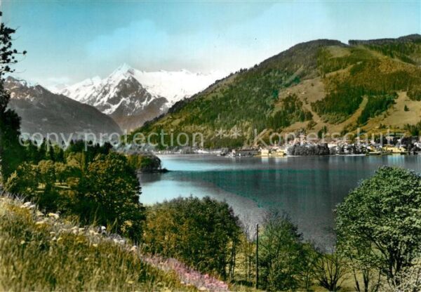 Zell See Blick zum Kitzsteinhorn Hohe Tauern