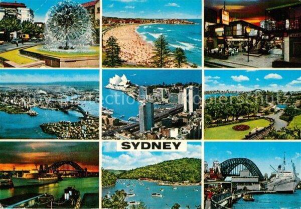 Sydney New South Wales Impressionen der Stadt Hafen Fähre Stra