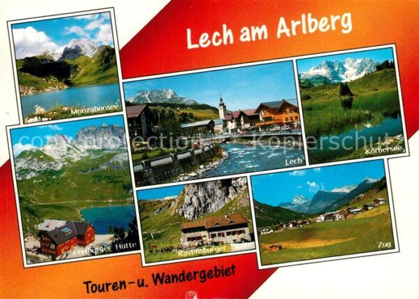 Lech Vorarlberg Monzabonsee Freiburger Hütte Lech Körbe