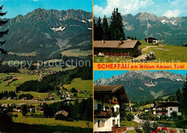 Scheffau Wilden Kaiser Panorama Kaisergebirge Berghütte Sessel