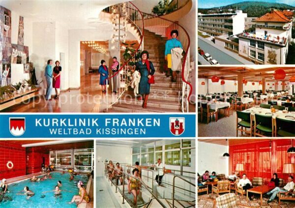 Bad Kissingen Kurklinik Franken Hallenbad Wassertrete