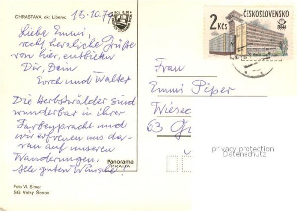 Chrastava Brücke Kirche Platz Denkmal Wohnsiedlun – Bild 2