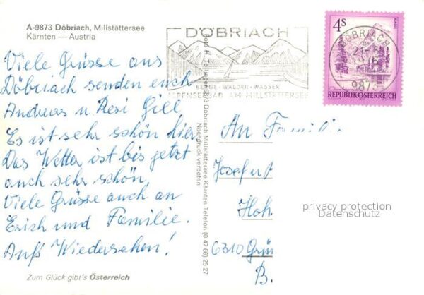 Doebriach Millstaettersee Freibad Badestrand Hotel Reiten Sonnenu – Bild 2