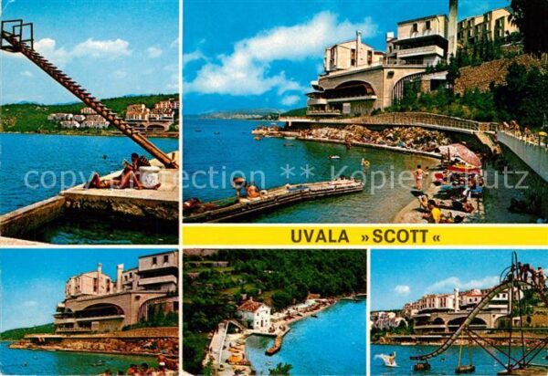 Uvala Hotels am Strand Rutschbahn Sprungturm