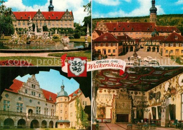 Weikersheim Schloss an der Romantischen Strasse Rit