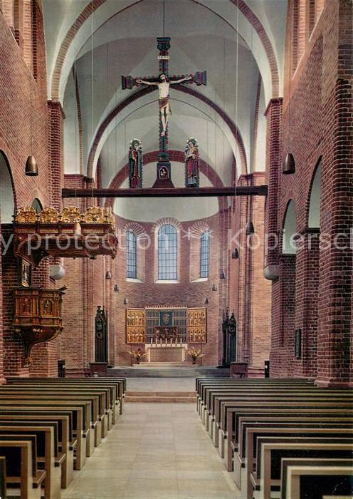 Ratzeburg Dom Mittelschiff mit Chor Inselstadt Na