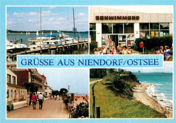 Niendorf Ostseebad Seglerhafen Promenade Strand Schwimmbad