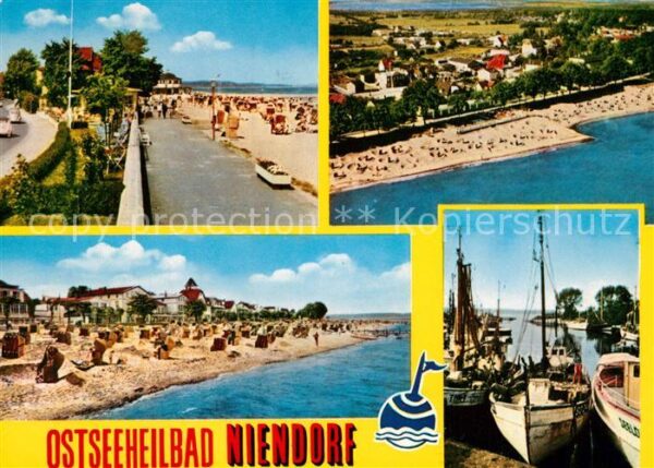 Niendorf Ostseebad Strand Promenade Fischereihafen Flieger