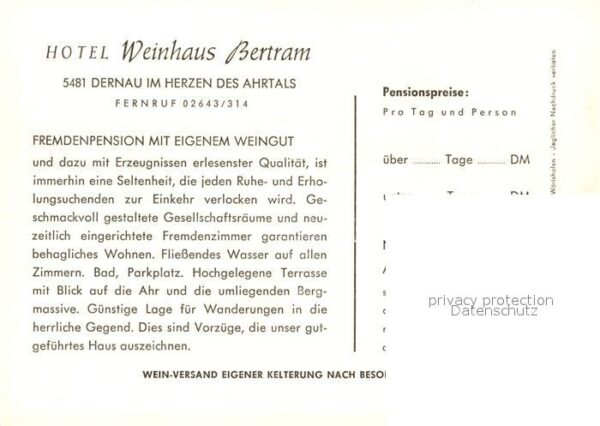 Dernau Ahr Hotel Weinhaus Bertram Restaurant – Bild 2