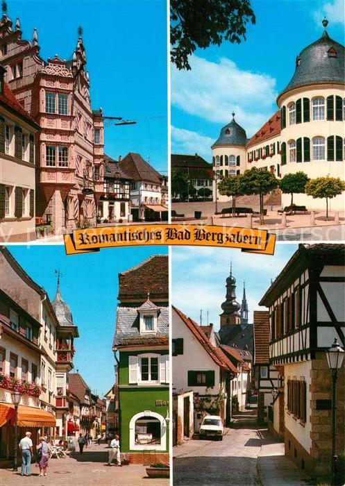 Bad Bergzabern Motive Altstadt Fussgängerzone Schloss