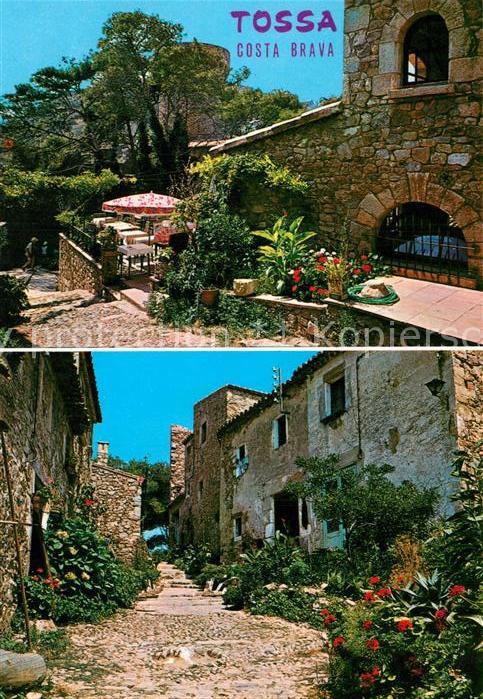 Tossa de Mar El tipismo de Vila Vella typische Altst