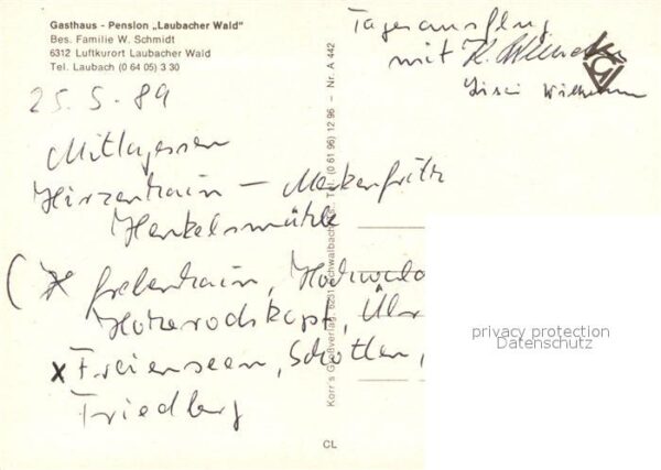 Laubach Hessen Gasthaus Pension Laubacher Wald Terrass – Bild 2