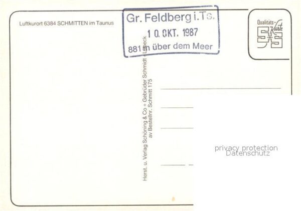 Schmitten Taunus Grosser Feldberg Feldberghof Berghotel – Bild 2