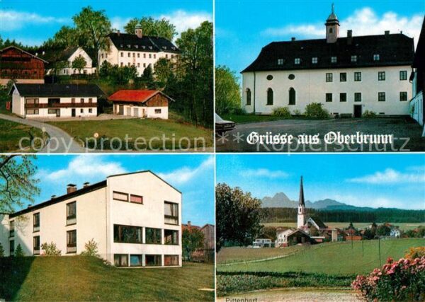 Oberbrunn Starnberg Familien Erholungsheim Ortsansicht mit