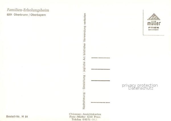 Oberbrunn Starnberg Familien Erholungsheim Ortsansicht mit – Bild 2