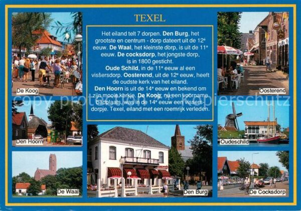 Texel Gemeinden der Nordseeinsel