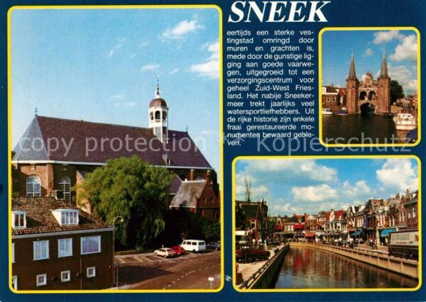 Sneek Kirche Wassertor Kanal