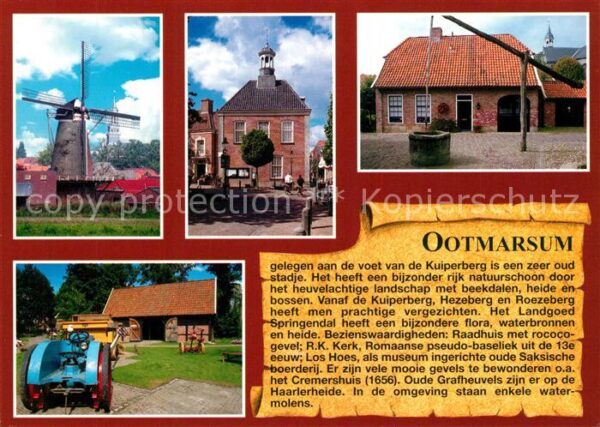 Ootmarsum Windmühle Drosthoes Alter Brunnen Gehöf