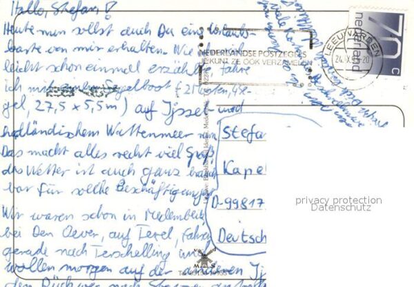 Medemblik Kirche Häuserpartie am Kanal Wappen Kro – Bild 2