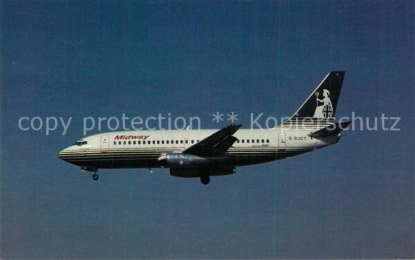 Flugzeuge Zivil Midway Airlines Boeing B-737-204 Advanc