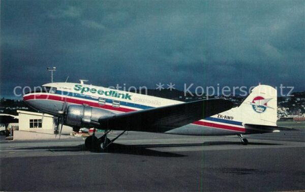 Flugzeuge Zivil Speedlink Parcels Douglas DC-3C ZK-AWP