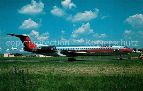 Flugzeuge Zivil USAir Fokker 100 PH-ZCI MSN 11276