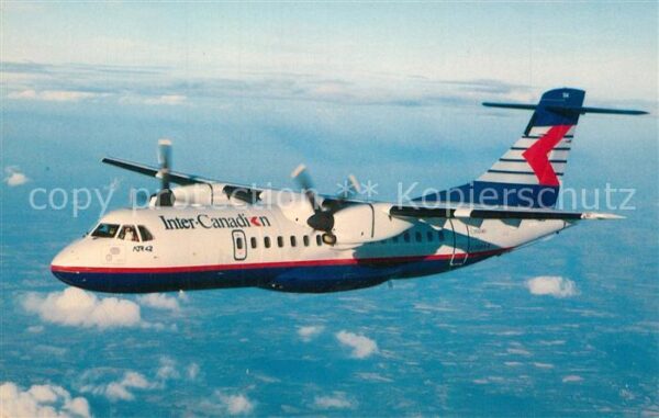 Flugzeuge Zivil Inter Quebec Aerospatiale Aeritalia ATR