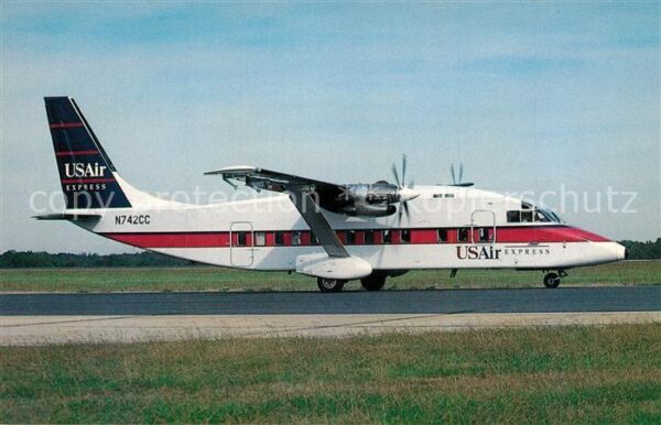 Flugzeuge Zivil USAir Express Shorts 360-300 N742CC MSN