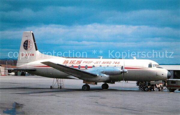 Flugzeuge Zivil BKS Hawker Siddeley 748-214 G-ATAM c/n