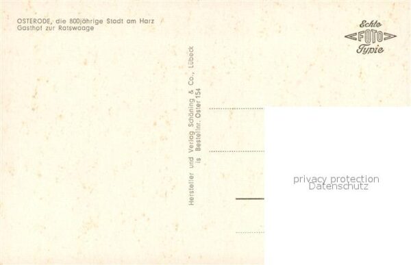 Osterode Harz Gasthof zur Ratswaage – Bild 2