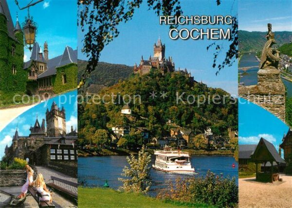 Cochem Mosel Reichsburg Details Moselpartie
