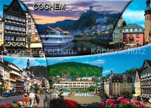 Cochem Mosel Moselpartie Reichsburg Strassenpartie S