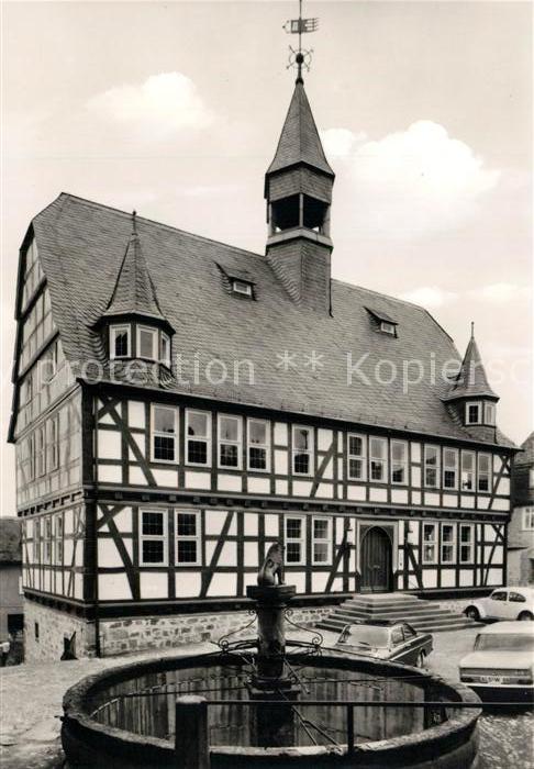 Homberg Ohm Rathaus Brunnen