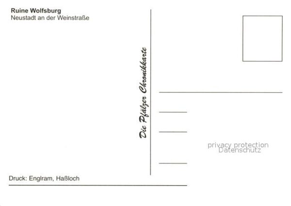 Neustadt Weinstrasse Ruine Wolfsburg – Bild 2