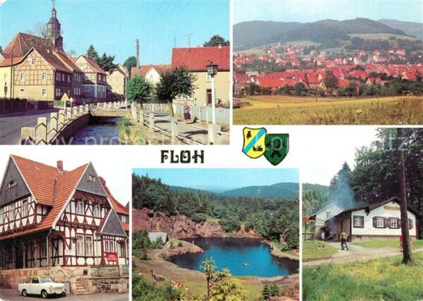 Floh-Seligenthal Flohmarkt Telansicht FDGB Erholungsheim