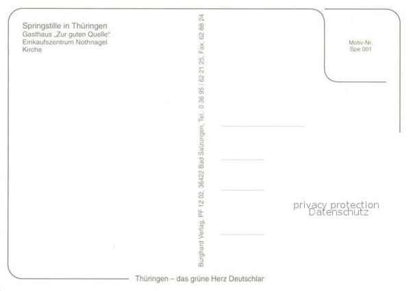 Springstille Gasthaus Zur guten Quelle Einkaufszentr – Bild 2