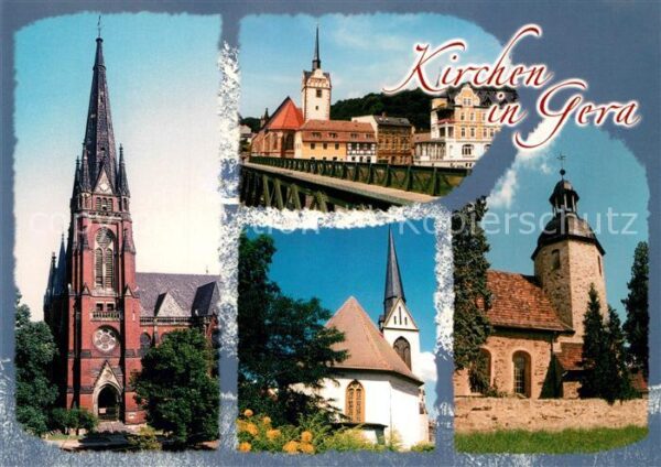 Gera Kirchen St Johannis St Marien St Trinit
