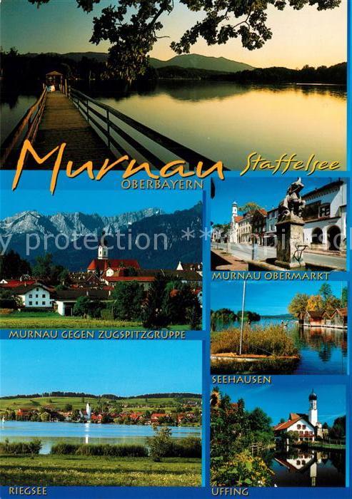 Murnau Staffelsee Zugspitzgruppe Obermarkt Riegsee Seehau