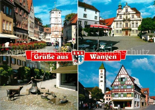 Wangen Allgaeu Pfaffenturm Rathaus Marktplatz Antonius