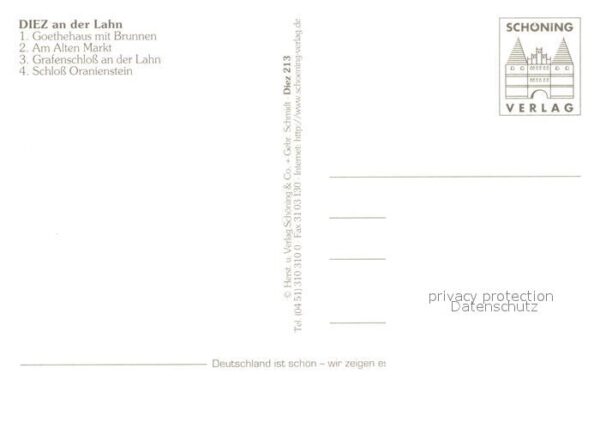 Diez Lahn Goethehaus Brunnen Alter Markt Grafensc – Bild 2