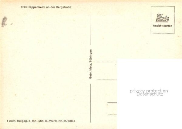 Heppenheim Bergstrasse Panorama Rathaus Burg – Bild 2
