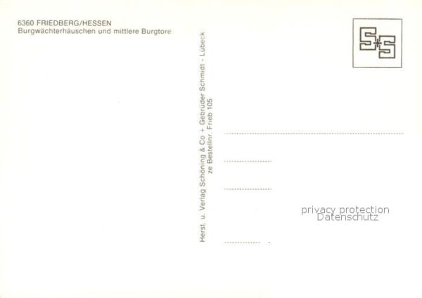 Friedberg Hessen Burgwächterhäuschen Burgtore – Bild 2