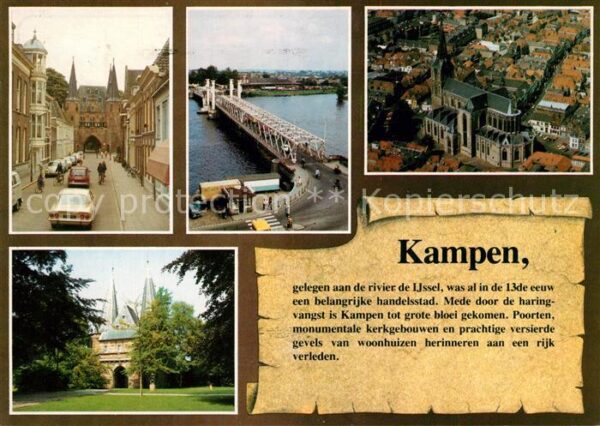 Kampen Niederlande Poorten munumentale kerkgebouwen en woo