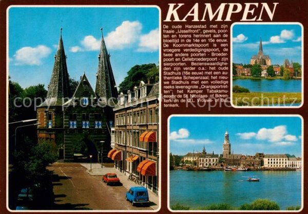 Kampen Niederlande Koornmarktspoort Kirche Ijselpartie