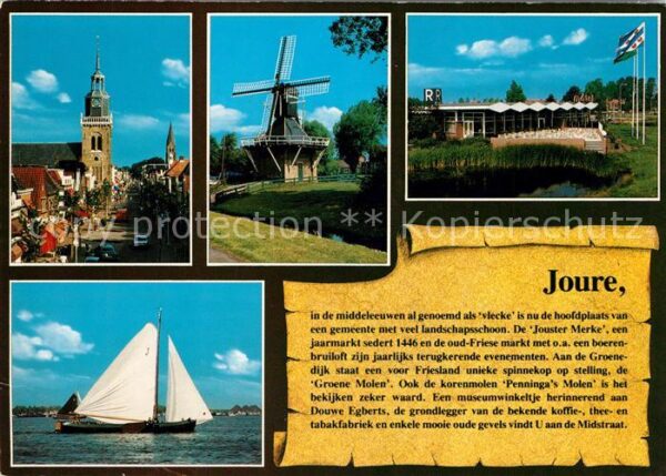Joure Kirche Mühle Segeboot