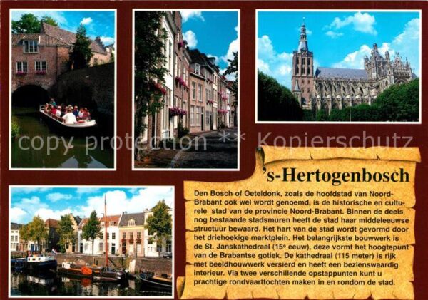 S-Hertogenbosch Kanäle St Janskathedraal